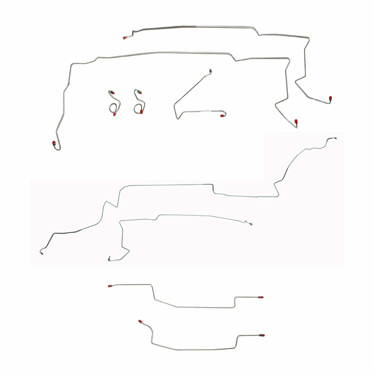 Brake Line Kit for 2013 87-93 Ford Mustang ABS steel