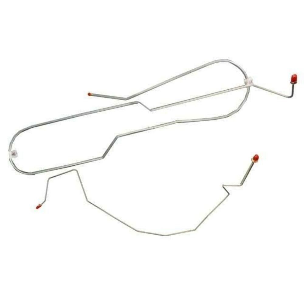 Brake Line Kit for 1998-2000 98-00 Chevy S-10 ABS 2WD drum brakes steel