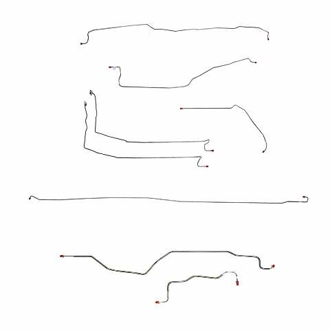 Brake Line Kit for 99-02 Chevy 1500 4WD long bed stainless steel