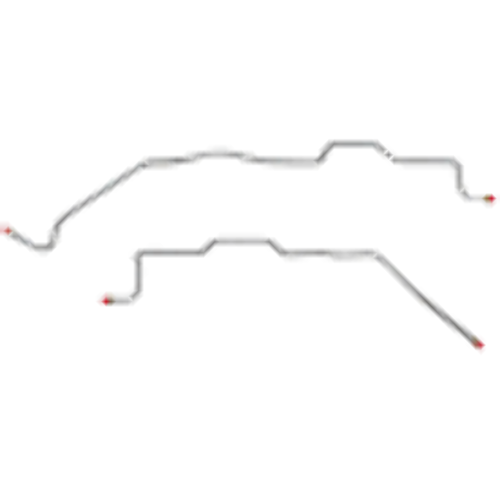 Brake Line Kit for 95-00 GMC Sierra K2500 short bed stainless steel