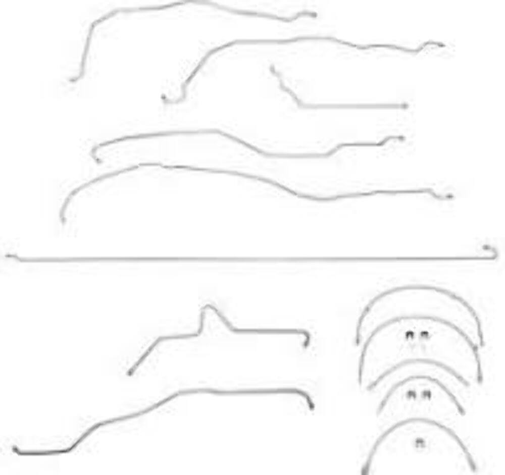 Brake Line Kit for 98-01 Dodge Ram 2500 4WD long bed