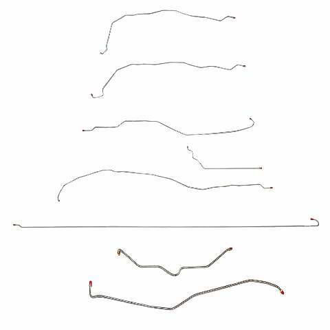 Brake Line Kit for 01-07 Chevy Silverado 2500 HD long bed