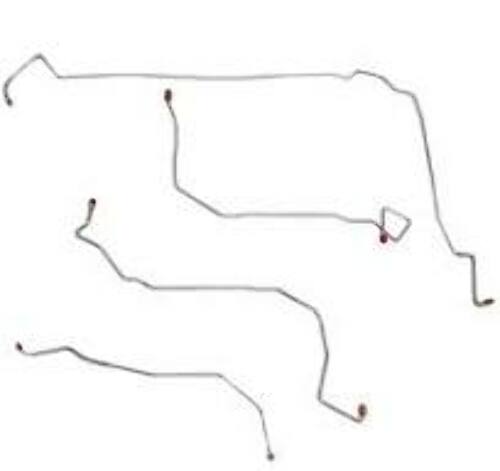Brake Line Kit for 2004-2005 Buick Lesabre Complete Brake Kit 4 Wheel Disc Stainless AWABS stainless steel