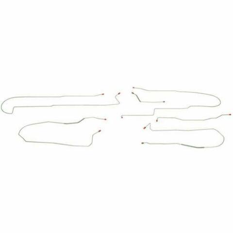 Brake Line Kit for 2004-2005 Buick Lesabre Complete Brake Kit 4 Wheel Disc Stainless AWABS stainless steel