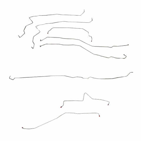 Brake Line Kit for 07-08 Chevy 2500 HD short bed stainless steel
