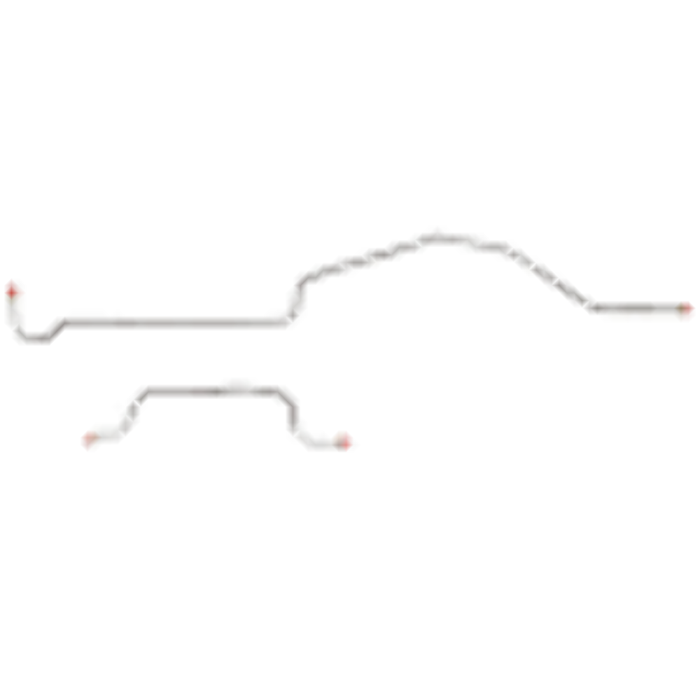 Replacement Line for 1999-1907 GMC Sierra 1500HD 2/ Crew Cab 78 Bed Stainless 4WD stainless steel