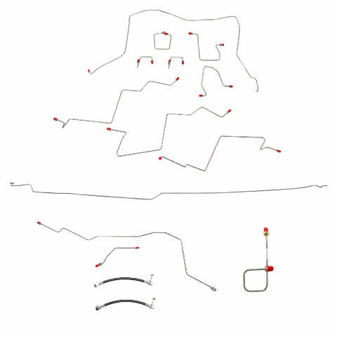 Brake Line Kit for 01-02 Dodge Ram 2500 4WD disc brakes long bed
