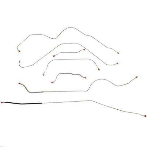 Complete Brake Line Kit for 1957 Ford Thunderbird stainless steel