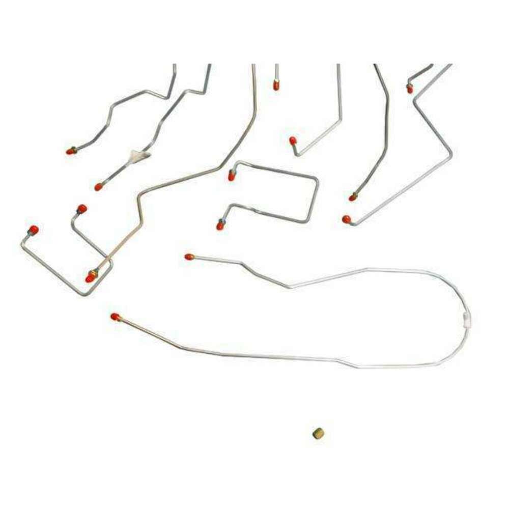 Brake Line Kit for 98-00 Chevy S10 4WD short bed stainless steel