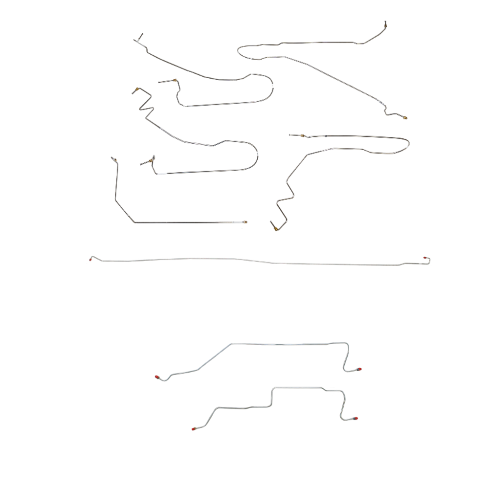 Complete Brake Line Kit for 2005-2007 Chevy Silverado 1500 2WD stainless steel