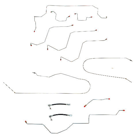 2002 - 2005 Dodge Ram 1500 Brake Line Kit - CBK0224OM