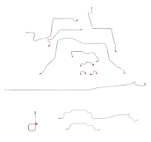 Brake Line Kit for 1995-1997 Dodge Ram