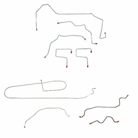 Complete Brake Line Kit for 2000-2005 Chevy Blazer No ZR2, 4 Door 4WD
