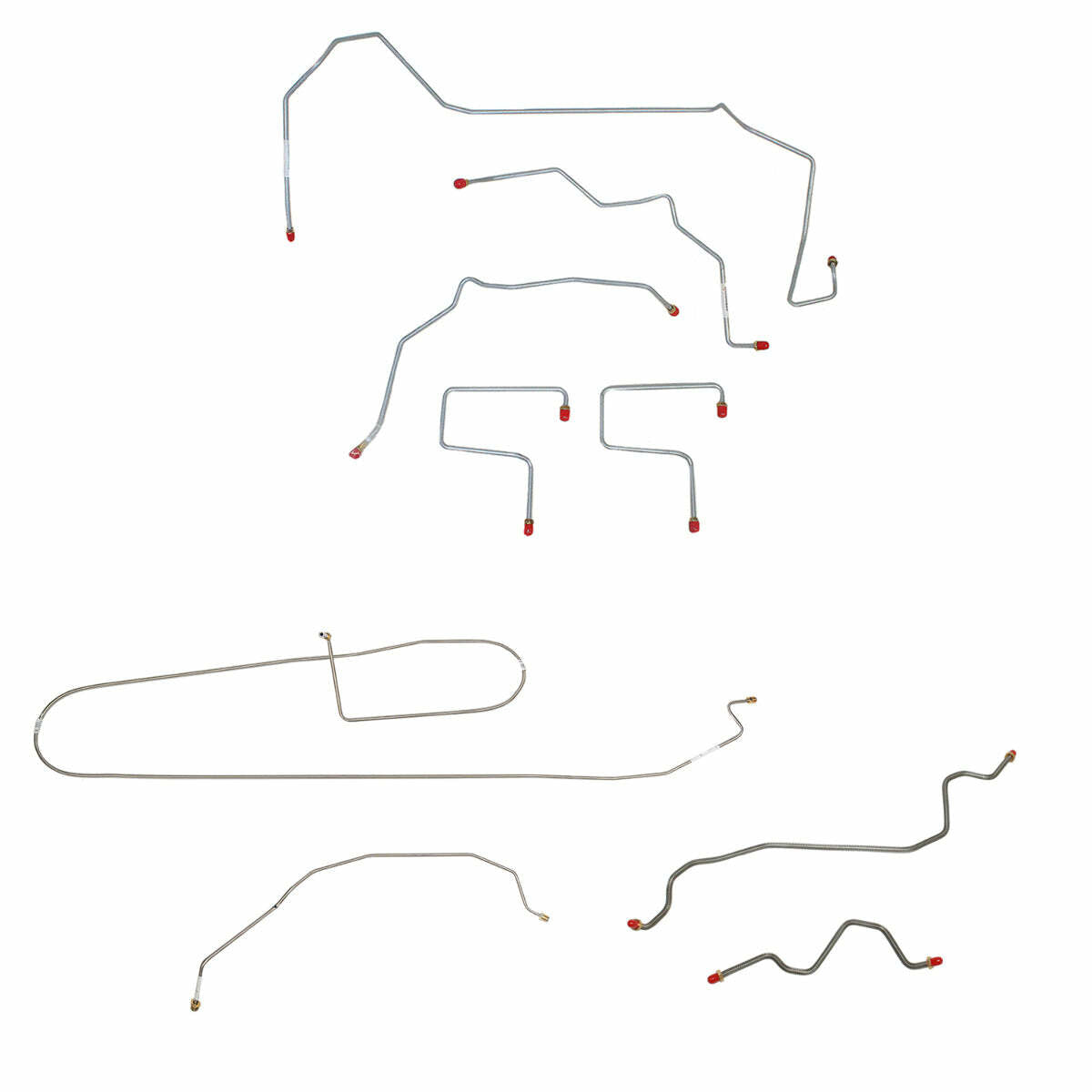 Complete Brake Line Kit for 2000-2005 Chevy Blazer , 4 Door, No ZR2 ABS 4WD disc brakes stainless steel