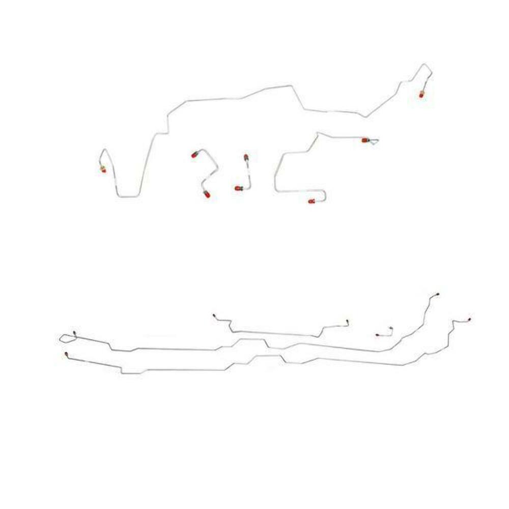 Complete Brake Line Kit for - 05-09 Chevy Equinox, , All-Wheel ABS 4WD