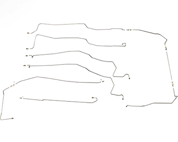 Fits 94-95 Ram 1500 2WD AWABS Reg / Short Drum Complete Brake Line Kit-CBK0240SS