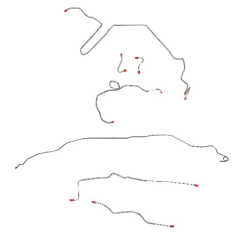 Brake Line for 82-83 Camaro 2.5L/4 cyl or 2.8L/6 cyl Drum Complete