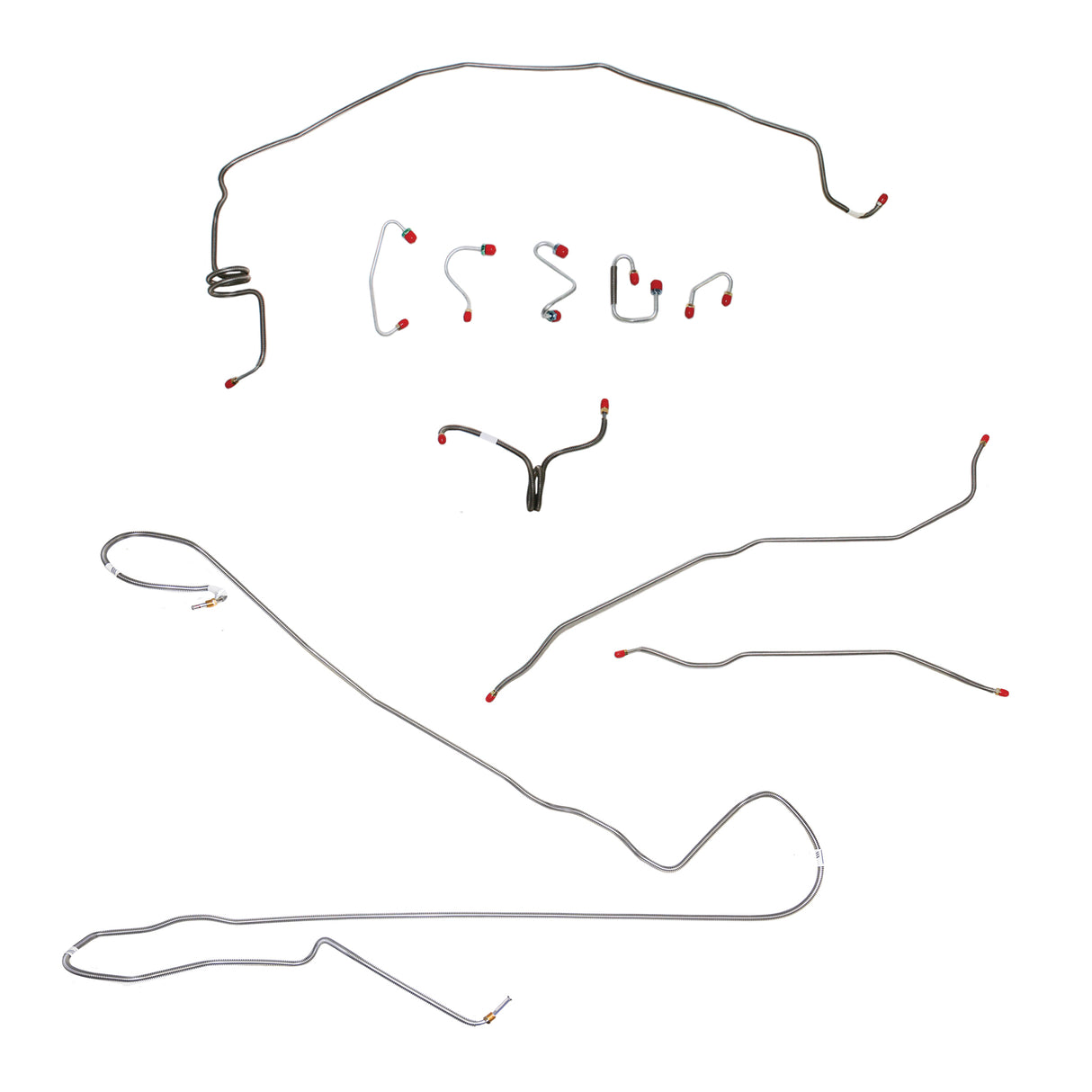 Complete Brake Line Kit for 70 Camaro, Power Disc, non-Armored Prop;