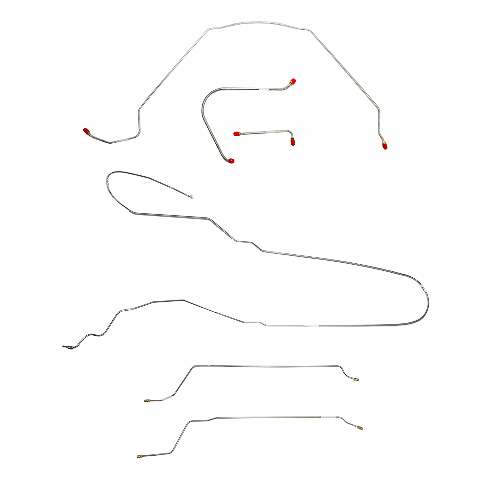 Brake Line for 64-65 Chevy Malibu Convertible w/Manual Drum Complete