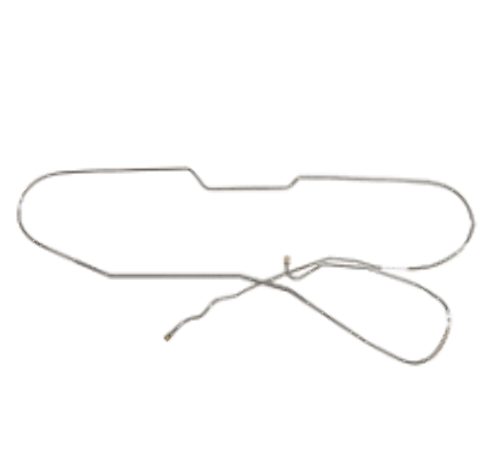 Fits 1966 Chevy Malibu Hardtop w/ Power Drum, Complete Brake Line Kit CBK0269SS