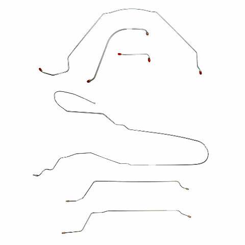 Brake Line for 1965 Chevy Malibu Convertible w/ Power Drum, Complete