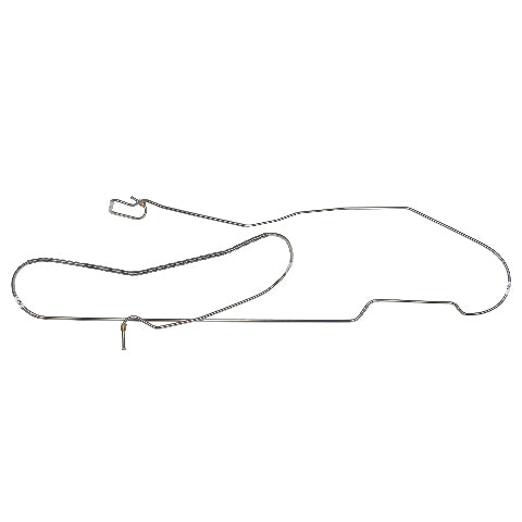 Complete Brake Line Kit for 1967 Chevy Malibu w/Power drum brakes stainless steel