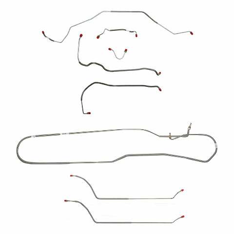 Complete Brake Line Kit for 1968 Chevy Malibu w/ Power disc brakes