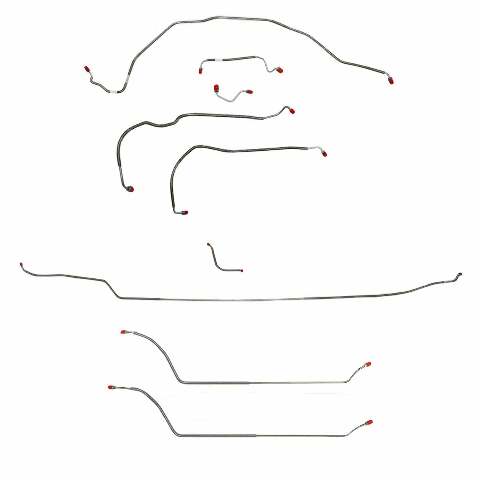Complete Brake Line Kit for 70 Chevy Malibu w/ Power disc brakes