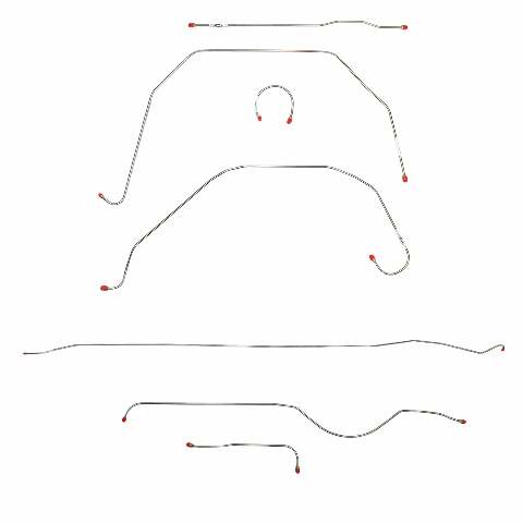 Complete Brake Line Kit for 1947-1950 - GM Series 1 1/2-ton Truck 2WD short bed