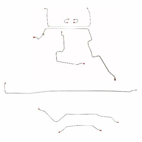 Replacement Line for 1967-1970 Chevy C10 / GM C1500 Truck Standard Brakes 2WD short bed