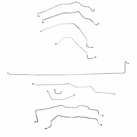 Replacement Line for 1981-1983 Chevy K3500, , Crew Cab w/ , Dually Axle No ABS long bed