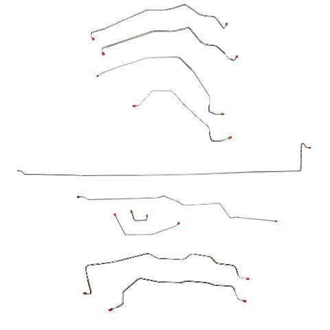 Replacement Line for 1989-1991 Chevy V3500, , Crew Cab w/ , Dually Axle No ABS long bed