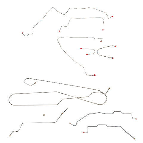 Replacement Line for 95-00 GM 2500/3500 Truck , Ext. Cab/, non-Dually Axle 2WD short bed