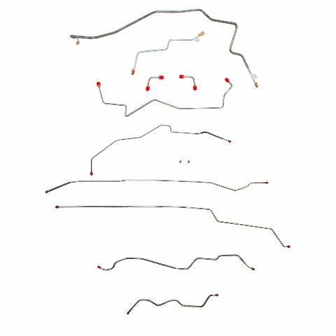 Replacement Line for 01-04 GM Sonoma Disc-front|Drum-rear Ext Cab/ AWABS 2WD short bed