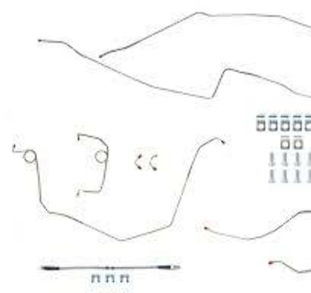 Complete Brake Line Kit for Chevy Convertible Conversion