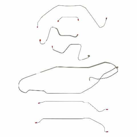 Brake Line for 1967 Buick Skylark/GS w/ Manual Drum, Hardtop Complete