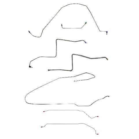 Brake Line Kit for 1967 Buick Skylark / GS w/Power Drum, Convertible Complete Brake