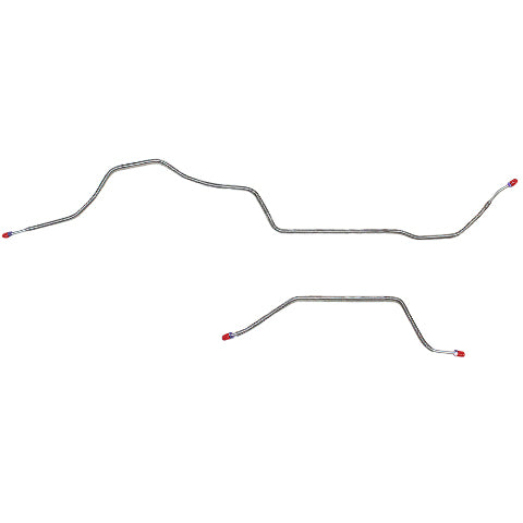 1978-1980 Pontiac Firebird Complete Brake Line Kit Power Front Disc Stainless CBK0495SS