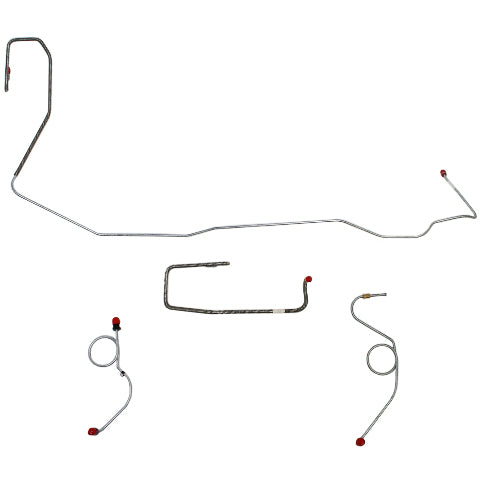 Complete Brake Line Kit for 1970-1971 Plymouth Barracuda stainless steel