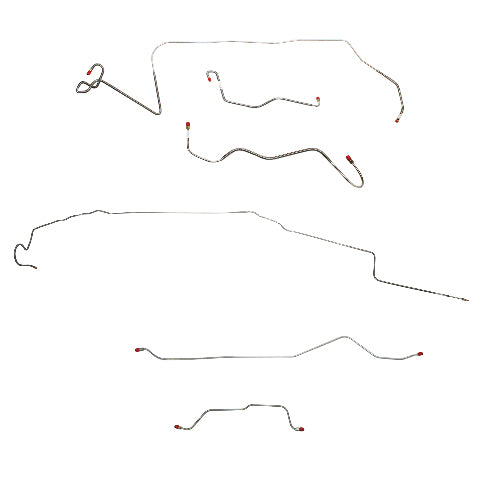 Complete Brake Line Kit for 1966 Plymouth Barracuda ABS drum brakes stainless steel