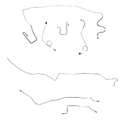 Complete Brake Line Kit for Mopar A Body