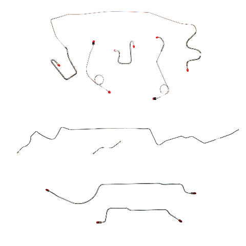 Complete Brake Line Kit for Mopar A Body