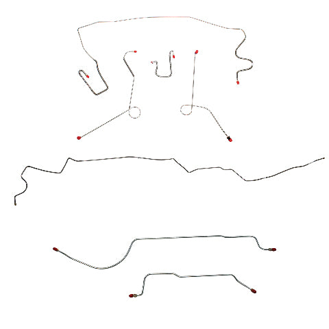 Complete Brake Line Kit for Mopar A Body