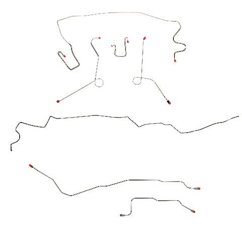 Complete Brake Line Kit for Mopar A Body