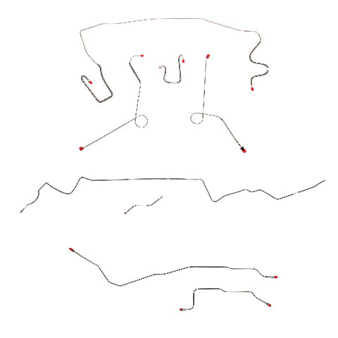 Complete Brake Line Kit for Mopar A Body