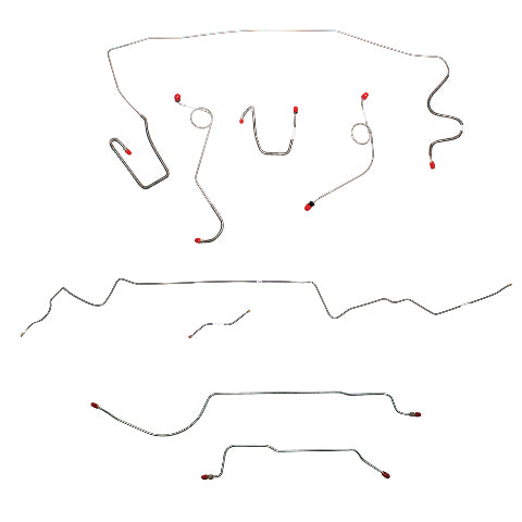 Complete Brake Line Kit for Mopar A Body