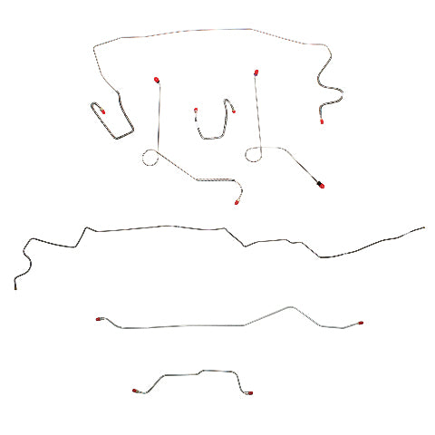Complete Brake Line Kit for Mopar A Body