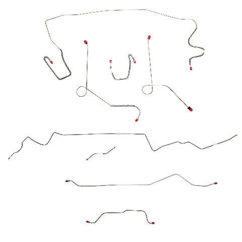 Complete Brake Line Kit for Mopar A Body