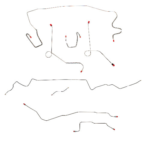 Complete Brake Line Kit for Mopar A Body