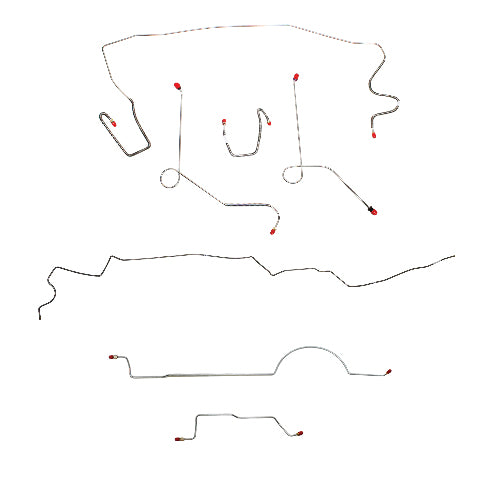 Complete Brake Line Kit for Mopar A Body